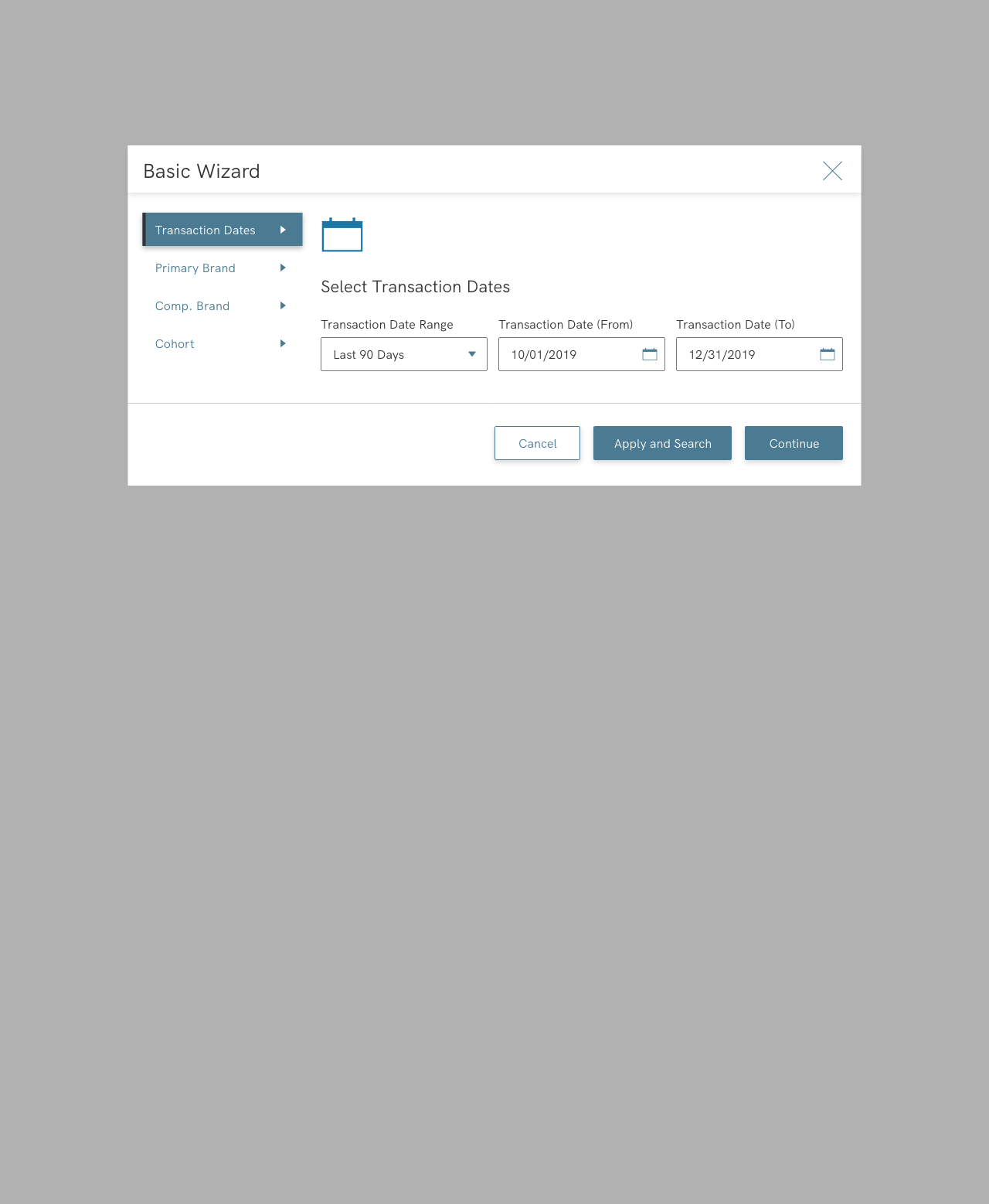 CE - Vision - Wizard Setup - Simple 2 - Date